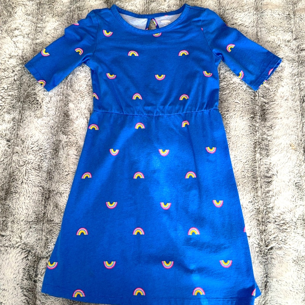 🌈Old Navy Girl's Rainbow Dress - Size 8 (M)🌈